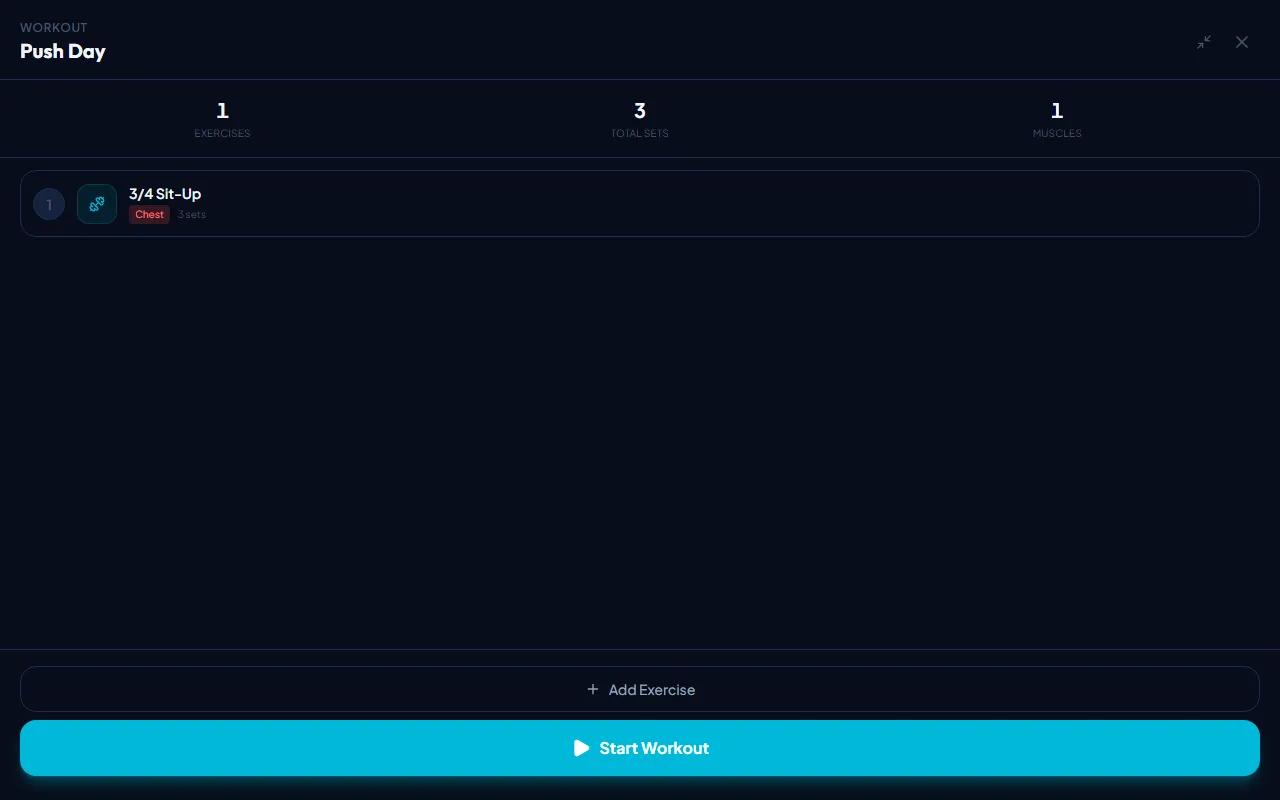 Lyftr Gym Mode on desktop